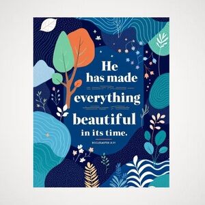 DDS Art Print, 8x10, Bible Verse, Paper Print, Unframed, Bold Series